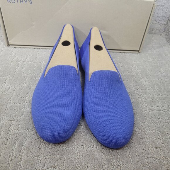 Rothy's The Loafer Cornflower Blue Slip On Round Toe Shoes Womens Size US 9,10 - Picture 2 of 10